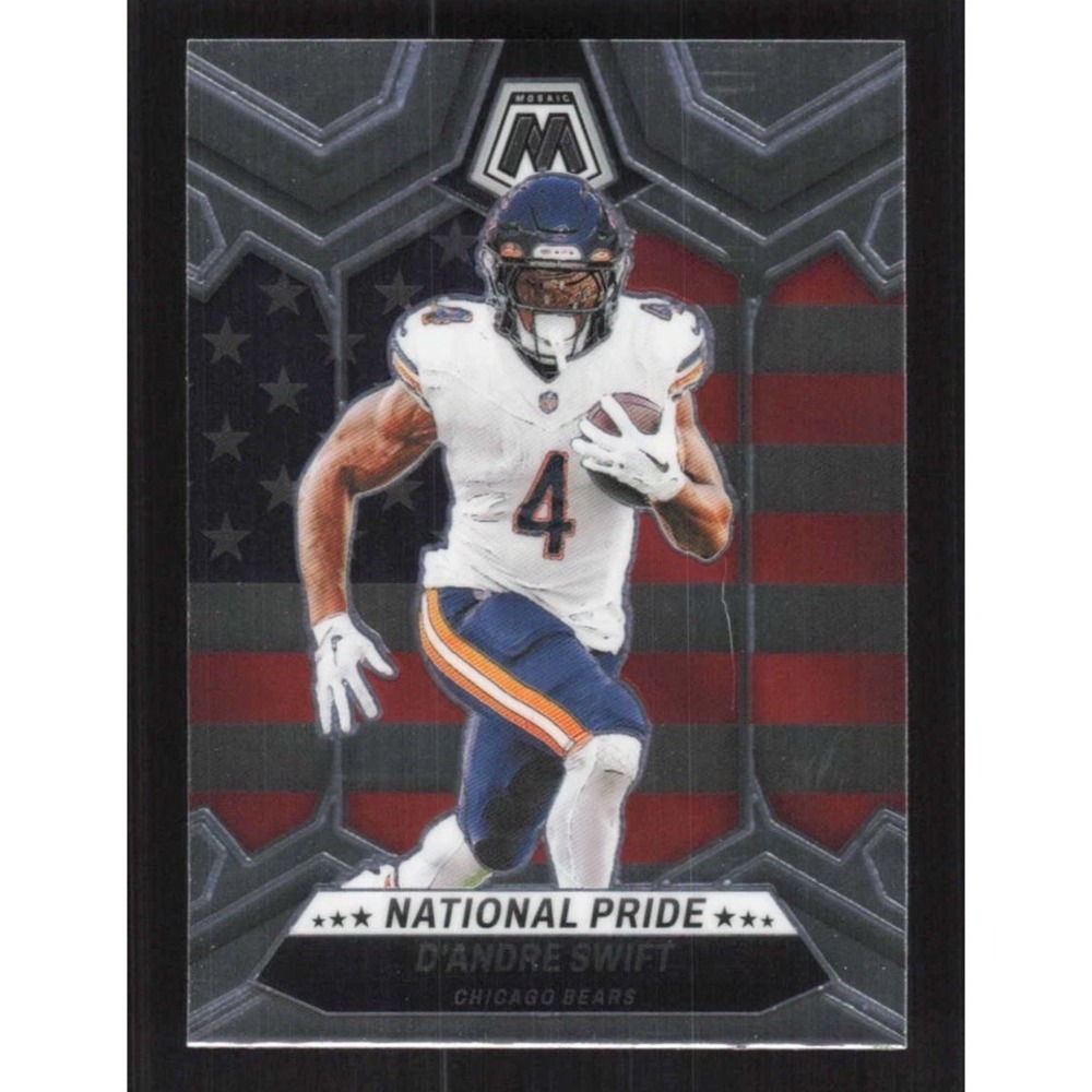 D'Andre Swift 2024 Panini Mosaic National Pride‎ Chicago Bears #260